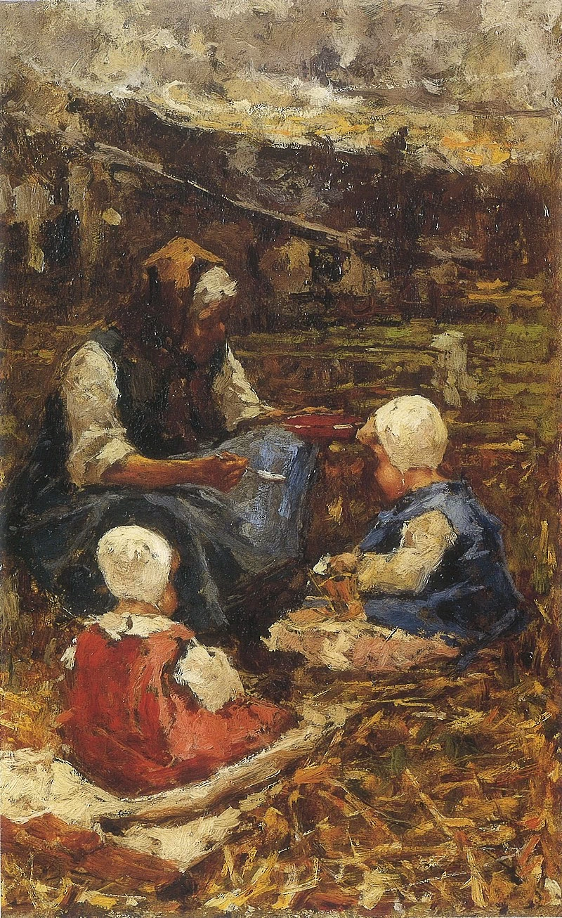  68-Francesco Filippini-La nonna e i nipotini- Musei Civici d'arte e storia Brescia 